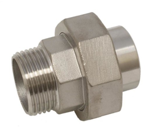 Соединение Kupplungsstück 1/2" (DIN2999) innen/ innen, Edelstahl 1.4408 (flachdichtend mit PTFE-Ring)