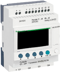 SR2B122BD Zelio Logic реле компакт 12вход/выход 24В, часы