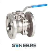 Кран шаровый Genebre PN16 корпус: CF8M / CF8M / PTFE, Тмакс=+180оC полнопроходной, фланец / фла