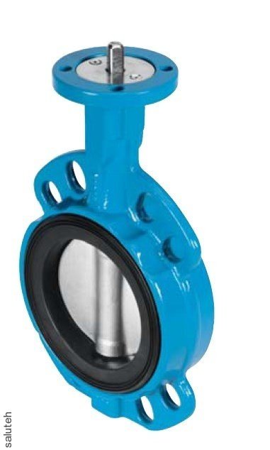 Затвор дисковый VZAV-C-100-10-S8PN16-H1EP200-V5-H1PA250-E   PN10 DN100 ковкий чугун/EPDM/ковкий чугун