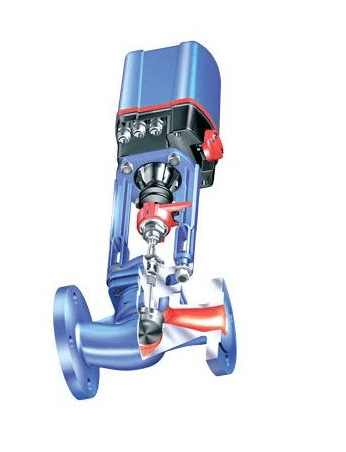 Клапан регулирующий 12.440 ARI-STEVI  PN16, EN-JL1040/PTFE Тмакс=+250оС фл (DN40 с эл.прив.  Ari-Premio 2,2 кН)