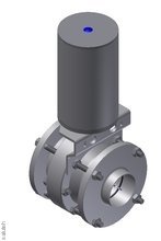 693000253820  Клапан шаровый  ZF DN 25 316L BL. PAMS1 LF PTFE/FEP
