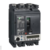 Выключатель автоматический 40А 25кА NSX100B MICROLOGIC5.2A 3П3Т электронный расцепитель (LV429872)