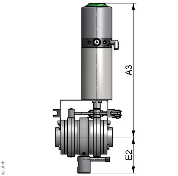 596412121360  Клапан протечек  LSV07 1LV ZF 2,5 304 BL. LF1-TOP PNEU.LV EPDM