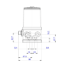 Управляющая головка для децентрализованной автоматизации прямоточных клапанов ELEMENT (223895)