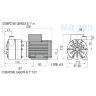 Насос МВ 100, ПП, EPDM, B, 1 фаза